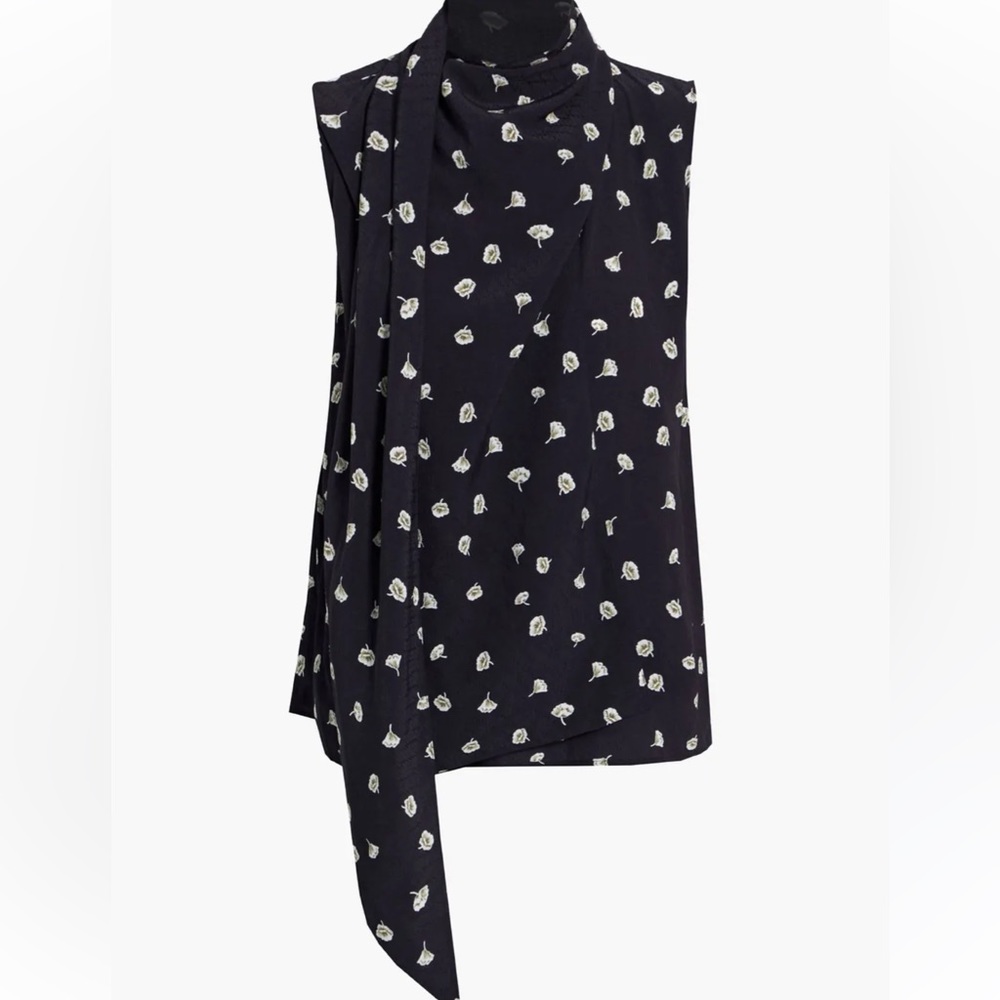 RAG & BONE Halle Asymmetrical Floral Top